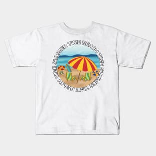 Beach Time - Summer Time Kids T-Shirt